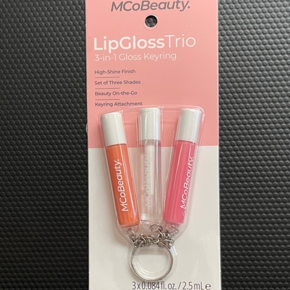 MCoBeauty Lip Gloss Trio Key Ring